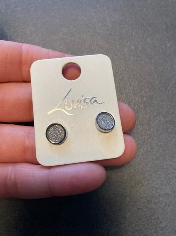 boucles d’oreilles ronde argenté Lovisa