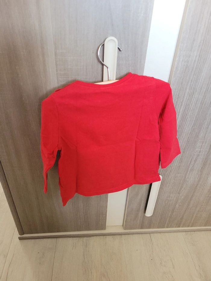 T-shirt manches longues 6/ 9 mois - photo numéro 3