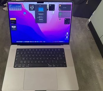 MacBook Pro M2 16" M2 pro 1To-16gb 2023