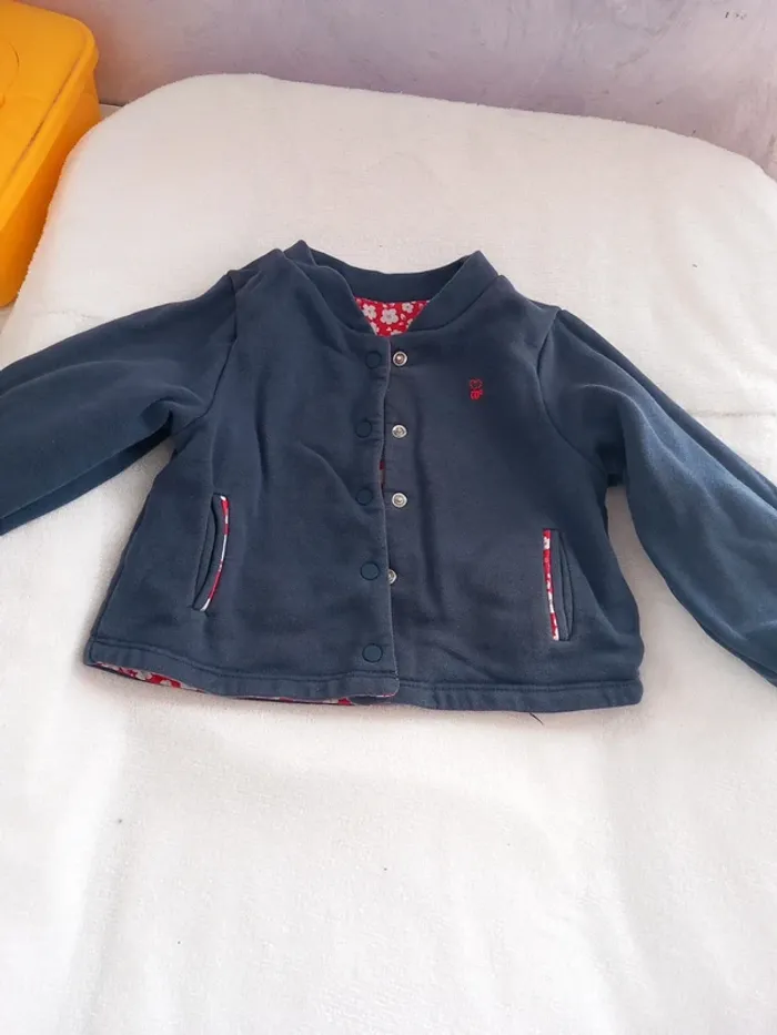 🚼veste bébé réversible 1ans Obaibi - photo numéro 3