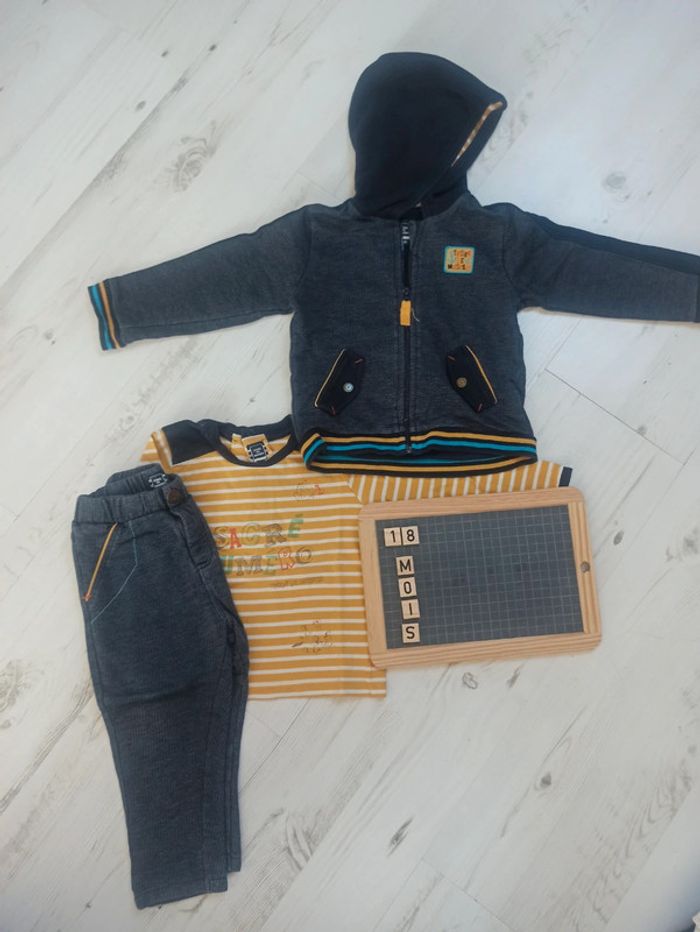 Lot printemps-automne / taille 18 mois / tbe - photo numéro 4