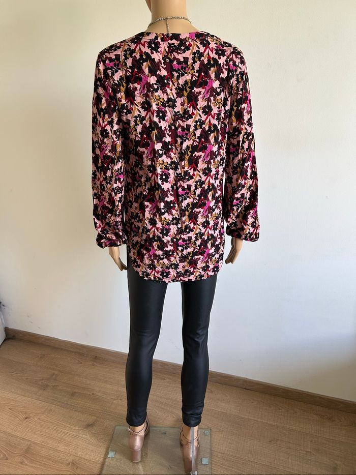 Blouse fleurie neuve à manches longues Soyaconcept taille S (valeur 40€) - photo numéro 6