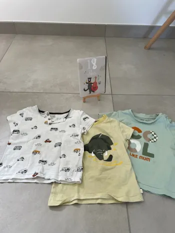Lot de tee-shirts manches courtes