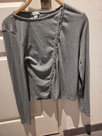 T-shirt manche longue gris 