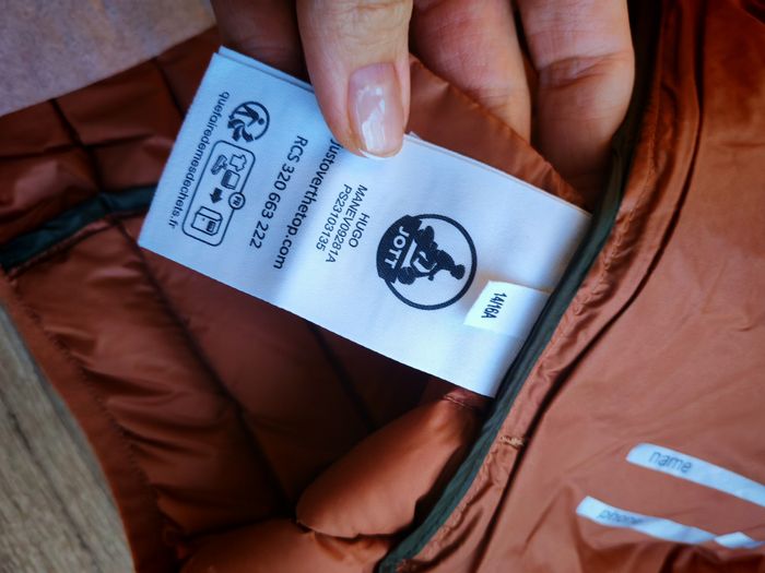 Doudoune camel marron jott garcon 14-16 ans - photo numéro 4