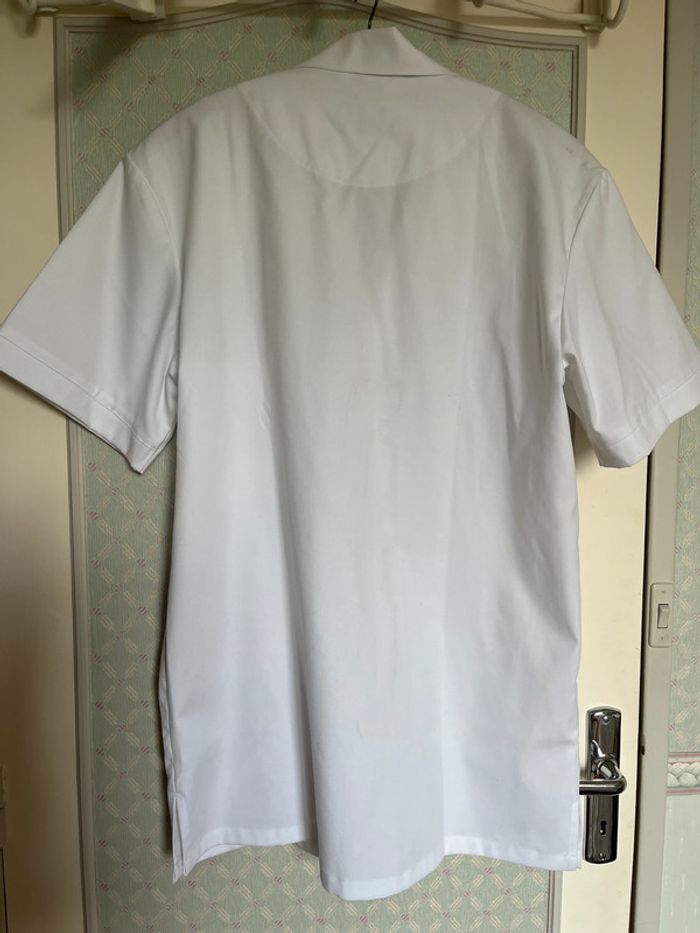 Blouse blanche de travail Albiro TM - photo numéro 2