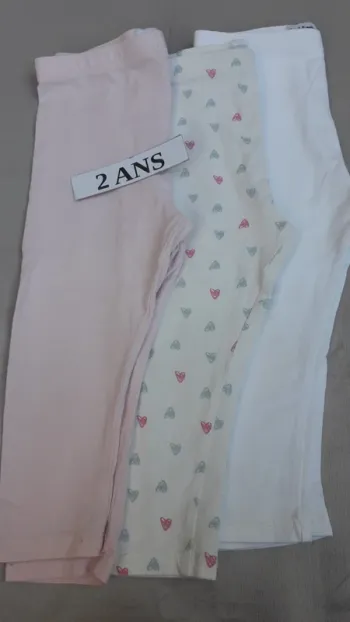 Lot de 3 leggings Taille 2 ans