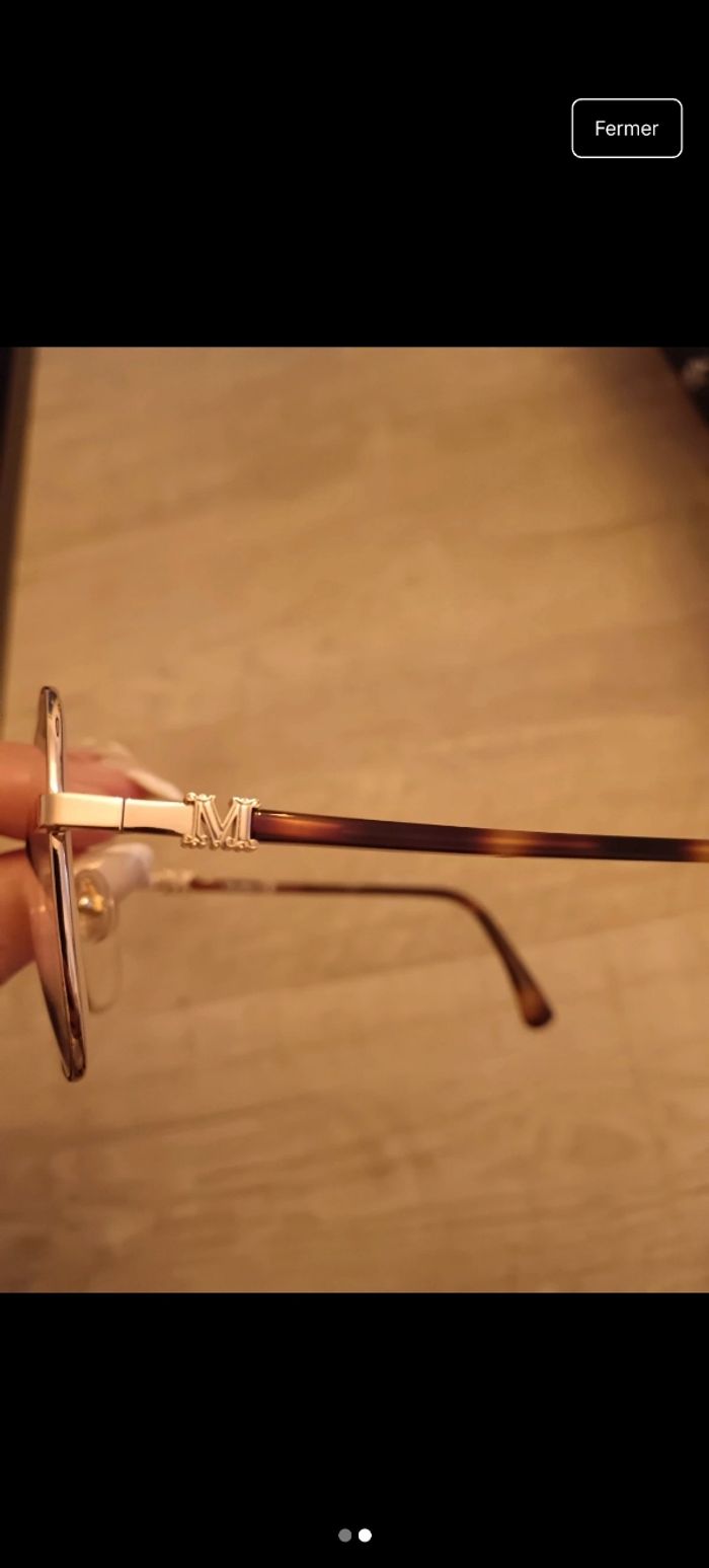 Monture lunette max mara - photo numéro 2