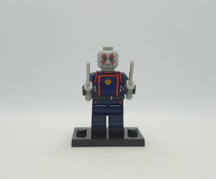 🌌 Figurine Marvel Les Gardiens de la Galaxie - Drax - (Style Lego) 🌌