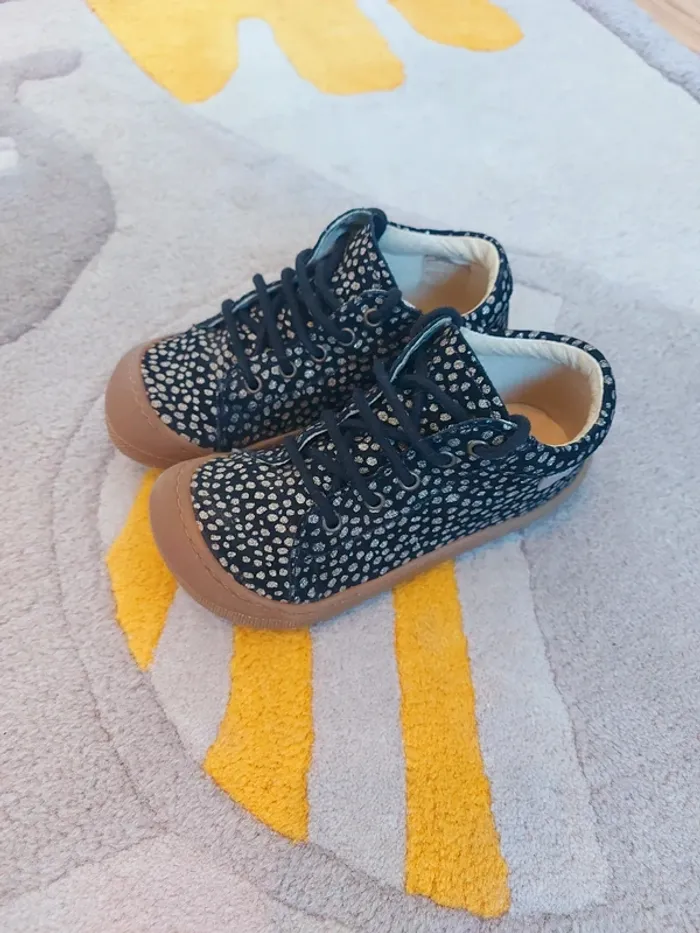 Naturino Barefoot Orec lacets Pony Black Platinum 26 - photo numéro 2