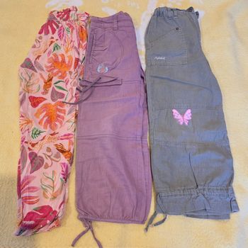 Lot pantalons été fille 6ans