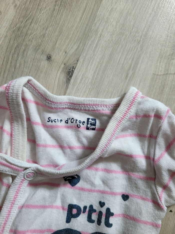 Lot de 2 bodys 0 mois - photo numéro 2