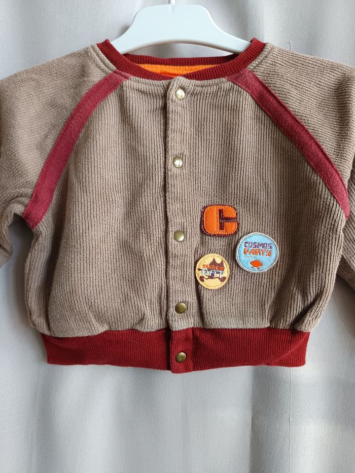 Gilet veste réversible garçon 2 ans Marèse - photo numéro 2