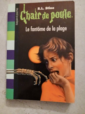 livre chair de poule Le fantome de la plage