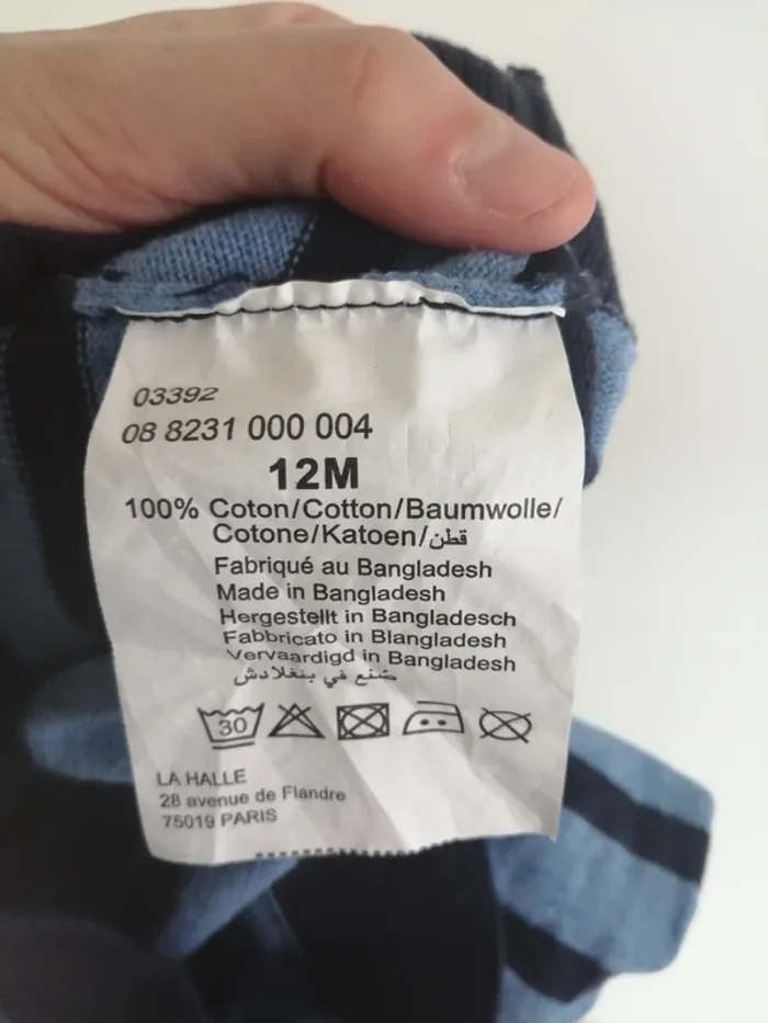 Gilet kimbaloo bleu ciel rayer marine - photo numéro 6