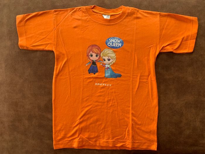 T-shirt 7 ans reine des neiges