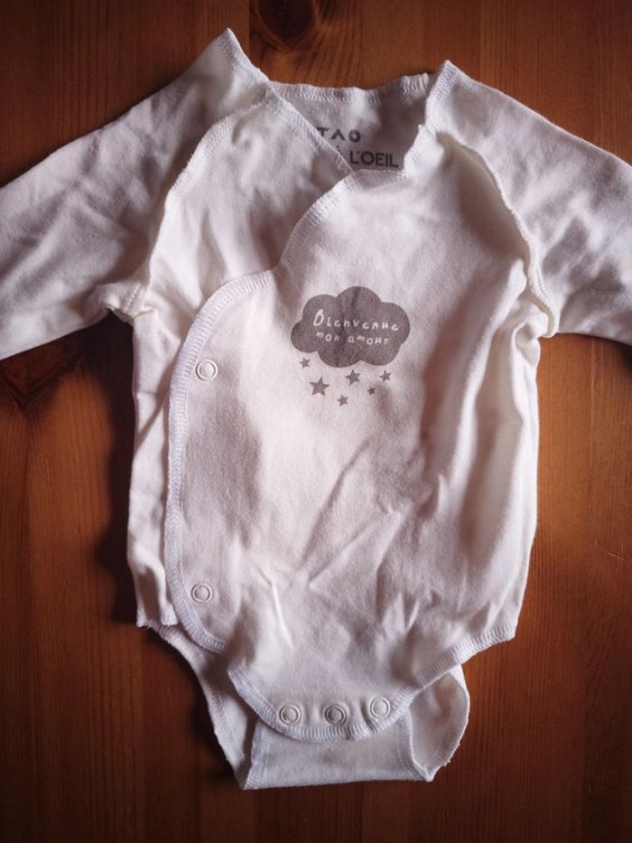 Lot de 3 bodies tao taille naissance - photo numéro 2