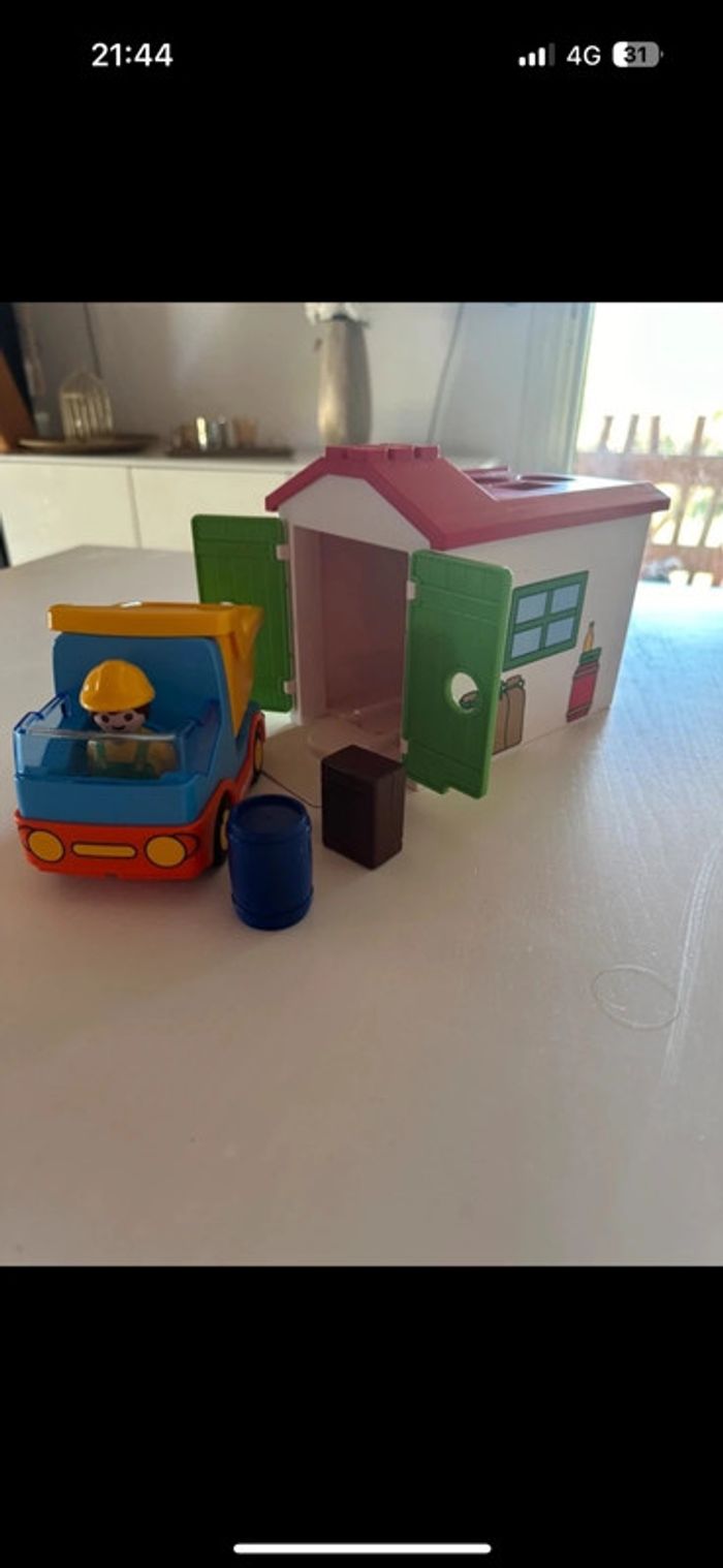 Playmobil 1,2,3 ouvrier - photo numéro 2