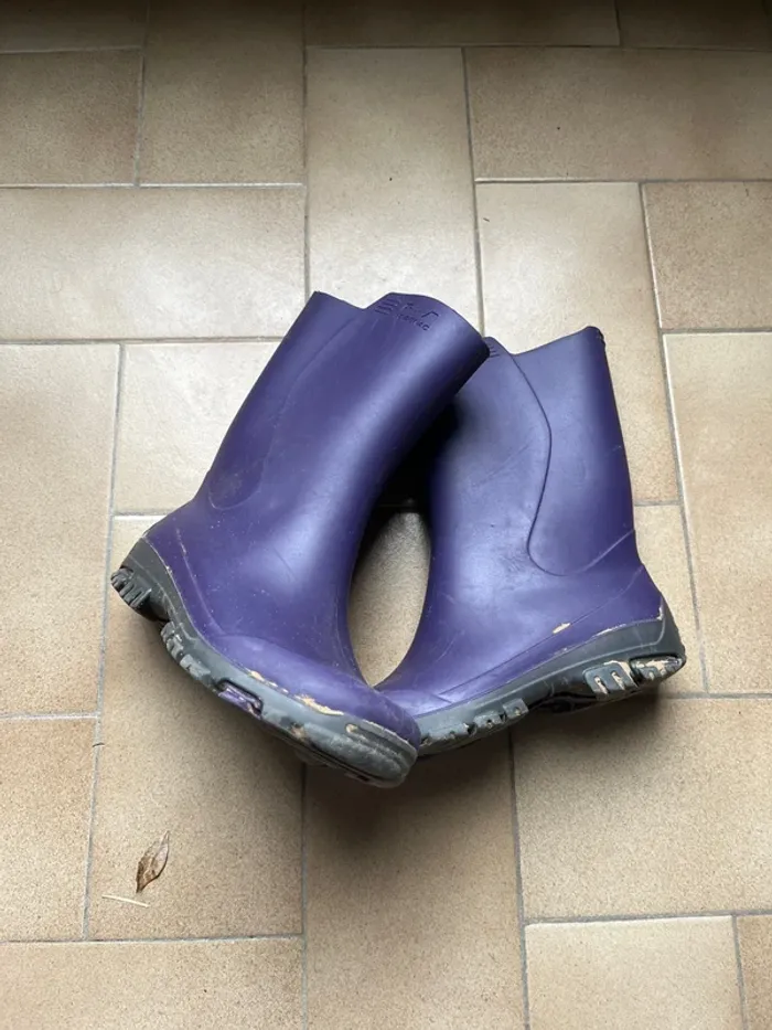 Botte enfant décathlon 27/28 solognac