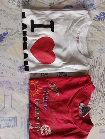 Lot de deux t-shirt 3/ 4 ans