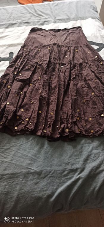 Longue jupe marron t. 42