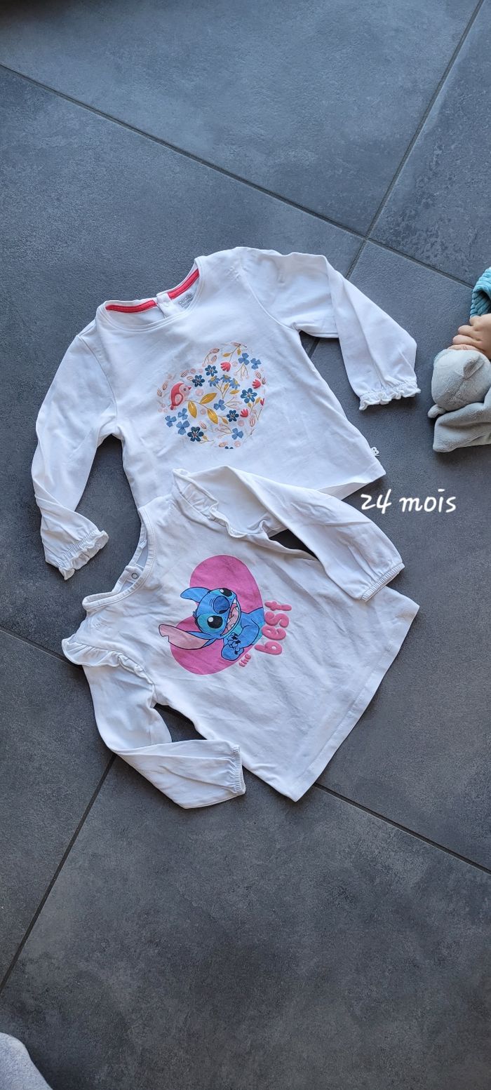 Lot de Tee-shirt stitch et Okaidi