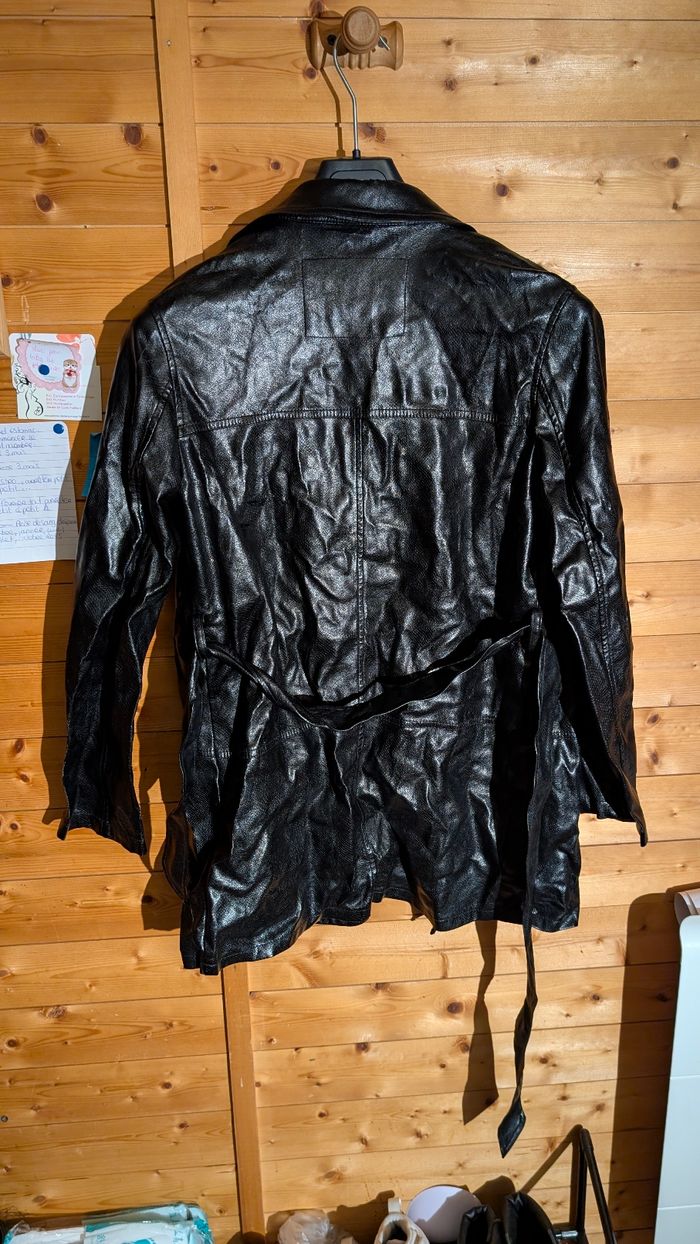 Trench noir reptile - photo numéro 2