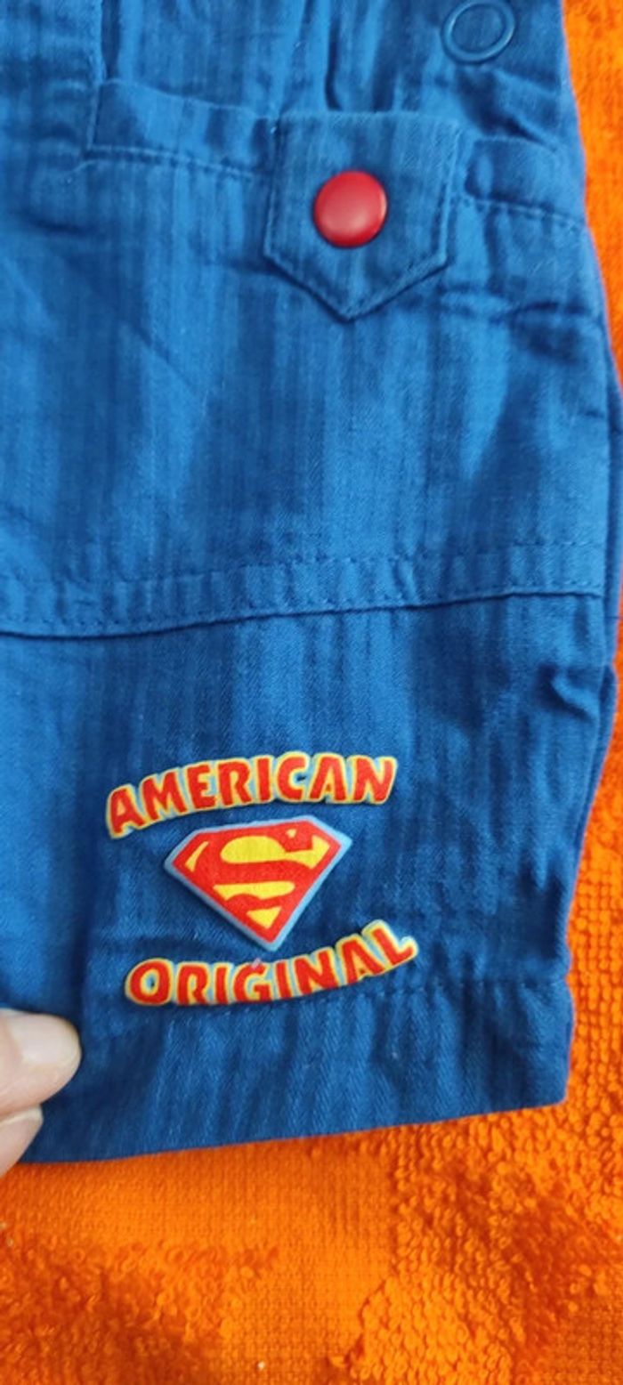 Salopette short Superman 3 mois - photo numéro 2