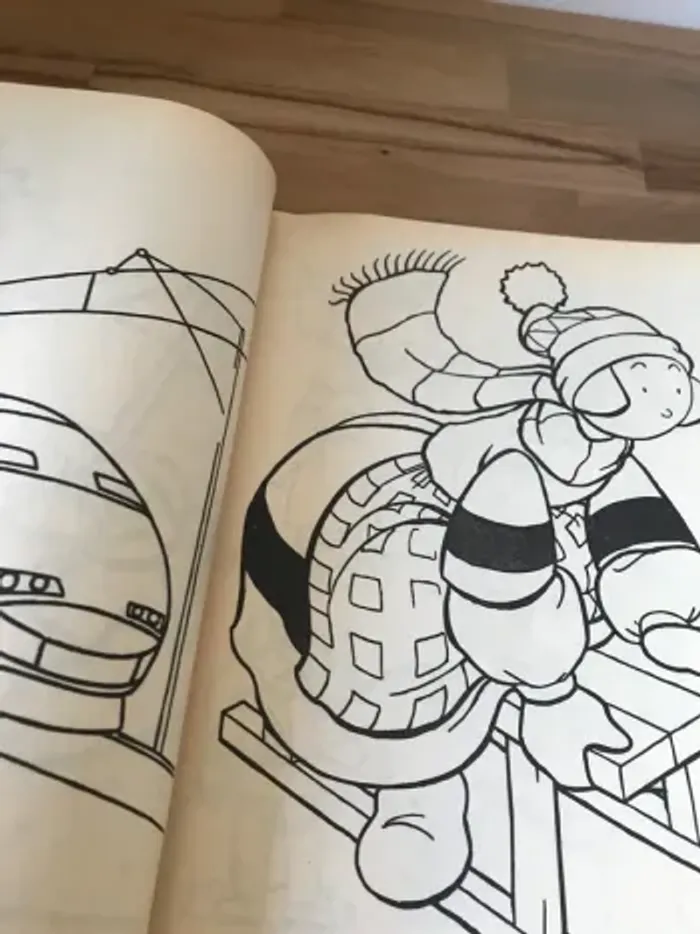 album de coloriage et activité vintage oui oui bécassine - photo numéro 15