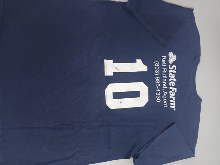 Tee-shirt vintage baseball ROAR couleur bleu taille M - photo numéro 4