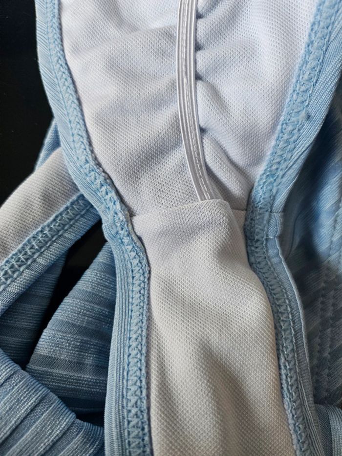 Maillot de bain 2 pièces bicolore et flot, Sans marque, taille M - photo numéro 5