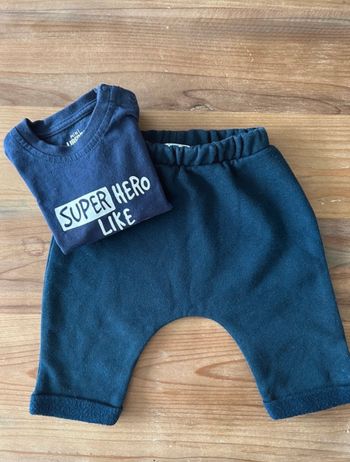 Ensemble bleu marine - 3 mois