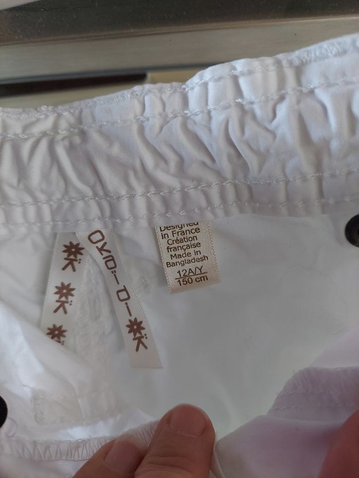 Jupe okaidi 12ans blanche - photo numéro 4