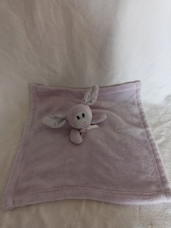 Doudou hochet lapin 38 cm