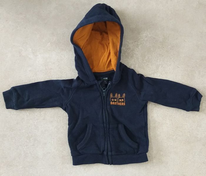 Gilet zippé kiabi garçon 9 mois