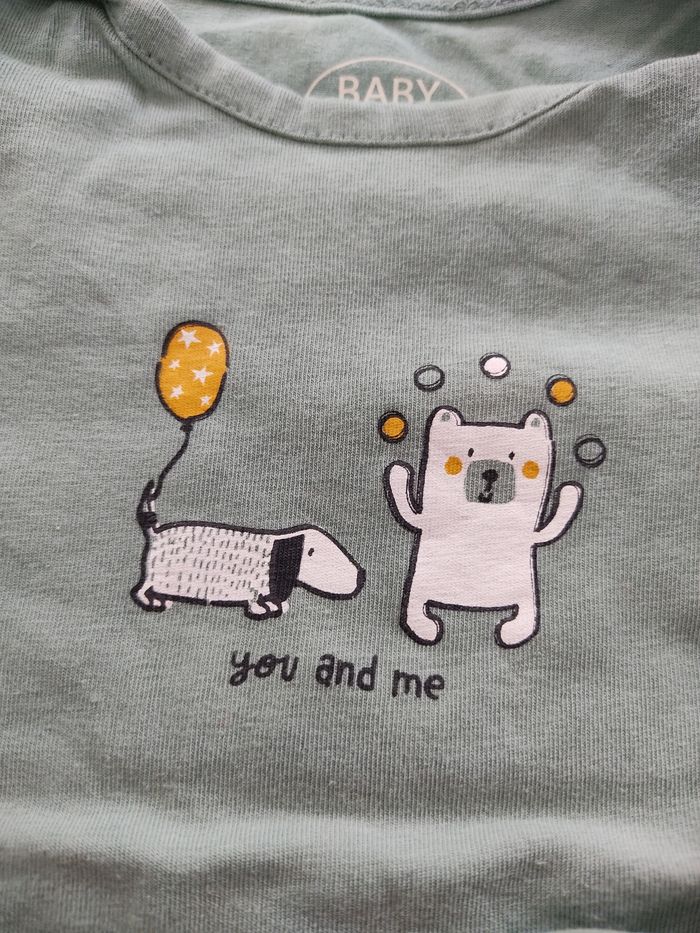 T-shirt manche longue 3 mois - photo numéro 2