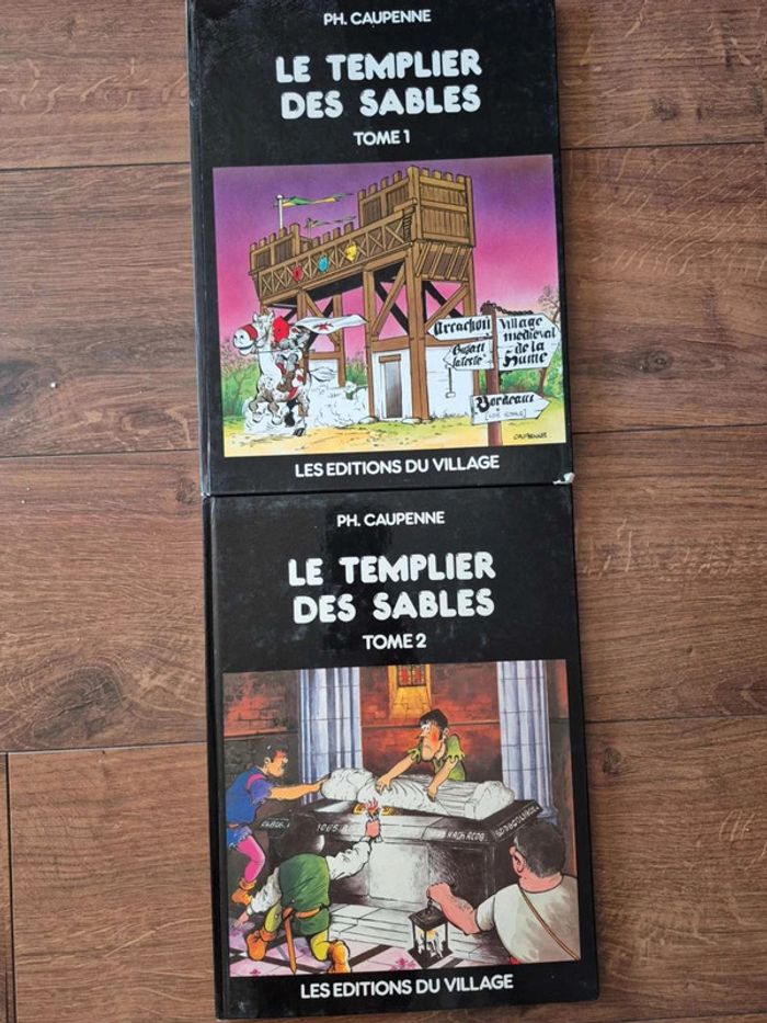 Lot de 2 bandes dessinées Le templier des sables