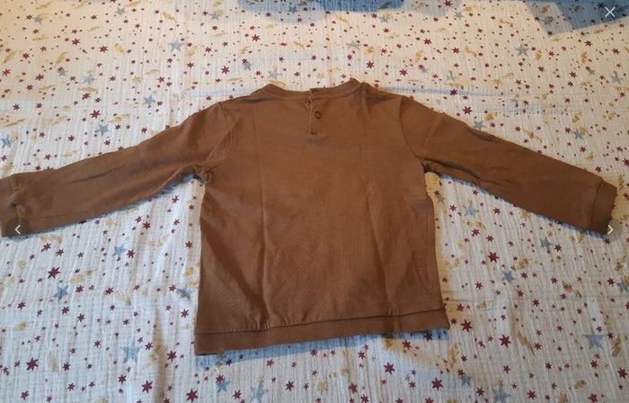 T-Shirt ML Skate marron 3 ans Gémo - photo numéro 2