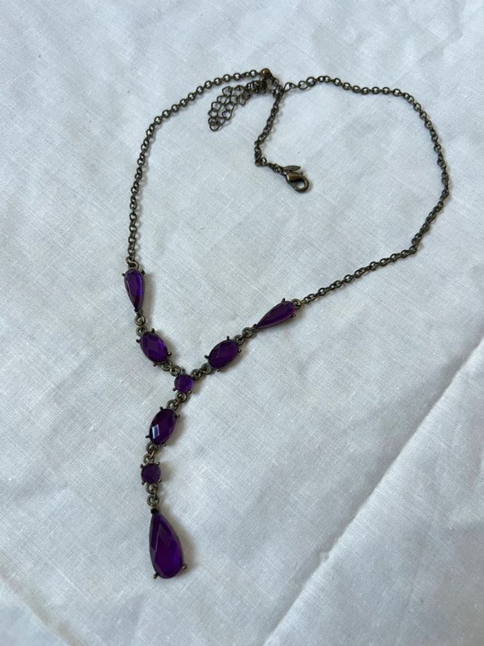 Collier pierres violettes Whimsical Whimsigoth - photo numéro 2