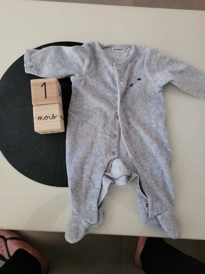 Pyjama velour 1 mois