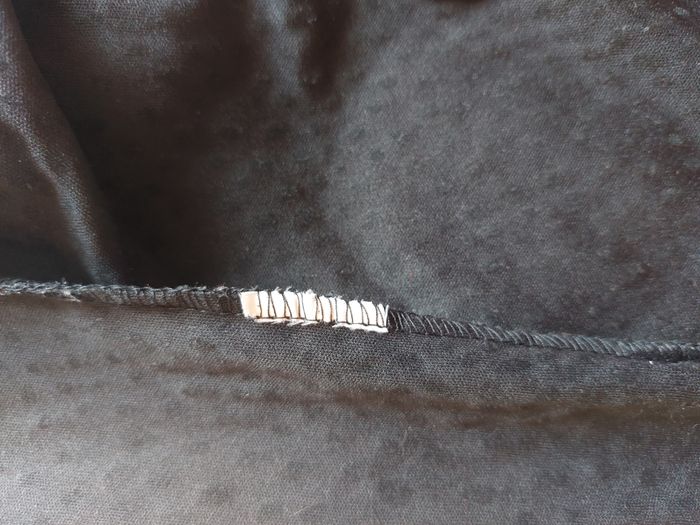 Robe longue Affaire de mode Prestique noir pois velours sans manches taille 36-38 - photo numéro 8