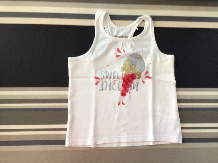 T shirt sans manche fille