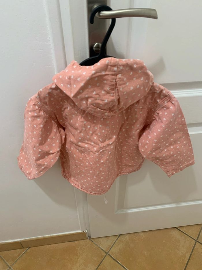 Veste coton léger idéal été rose vintage - photo numéro 3