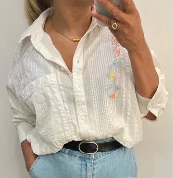 Chemise blanche oversize
