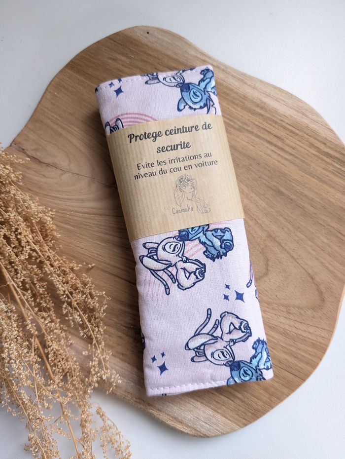 Protège ceinture de sécurité enfant stitch