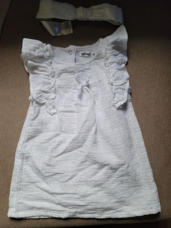 Robe été ou baptême bébé fille