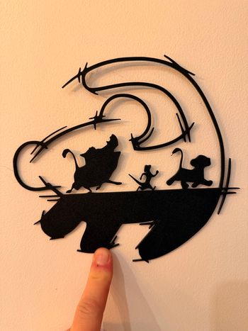 Décoration mural le roi lion 