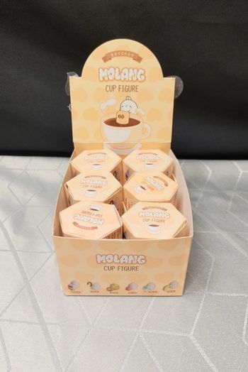 Lot de 6 Boîtes mystères Molang - Ornement de tasse