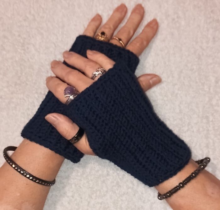 Mitaines fait main au crochet - photo numéro 4