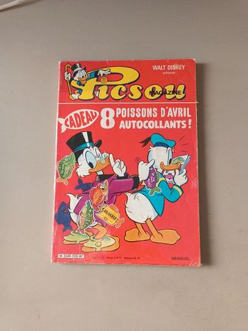 RARE Picsou magazine numéro 122 avril 1982 avec couverture plastifiée